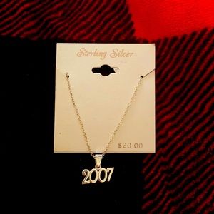 Sterling silver 2007 necklace brand new